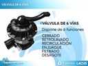 Válvula de 6 vías para filtro