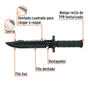 Cuchillo táctico TRUPER 8" de monte