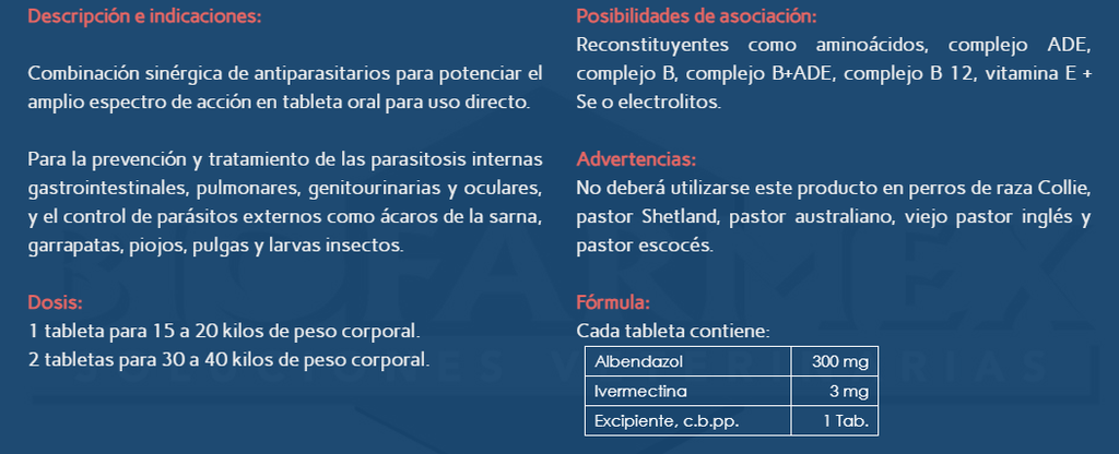 BioVermi Can (15 Tabletas)