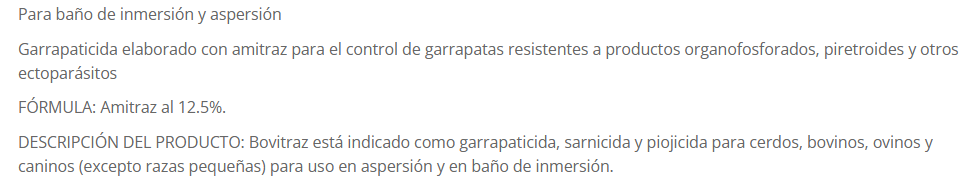 Garrapaticida Bovitraz 100mL