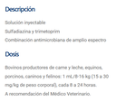 Antimicrobiano de amplio espectro Sulfaprim 100mL