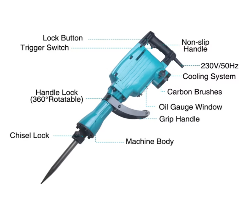Taladro demoledor 3000W