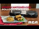Cocina RCA de doble disco tipo plato
