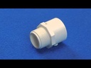 Adaptador macho PVC 3/4"