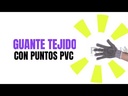 Guantes de algodón con PVC en par