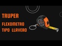 Cinta métrica (flexómetro) tipo llavero 2m