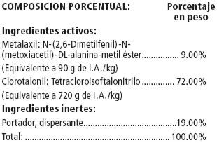 Fungicida Metalkil CL 1Kg (i.a.: clorotalonil)