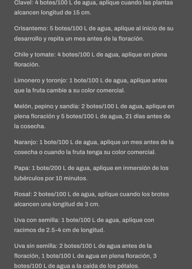 Regulador de crecimiento Biogib 10PS 10g