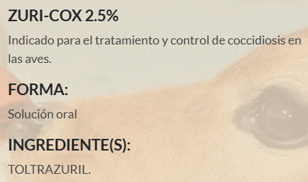 Antiprotozoario Zuri-Cox 2.5% 1L