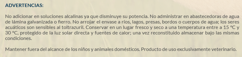 Antiprotozoario Zuri-Cox 2.5% 1L