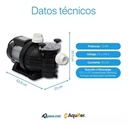 Bomba centrífuga para piscina AQUA PAK Silver 1.5HP. 115V monofásica 267 L/min