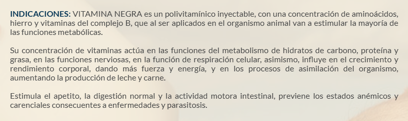 Vitamina negra 250mL