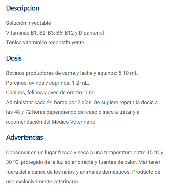 Complejo B 50mL
