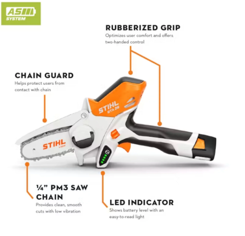 Cortador recargable de ramas STIHL GTA 26