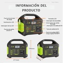 Generador de electricidad portátil 300W Eg009Li