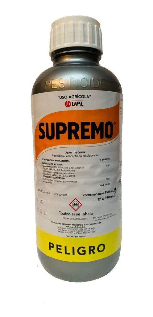 Insecticida Supremo 1 Lt (i. a. cipermetrina)