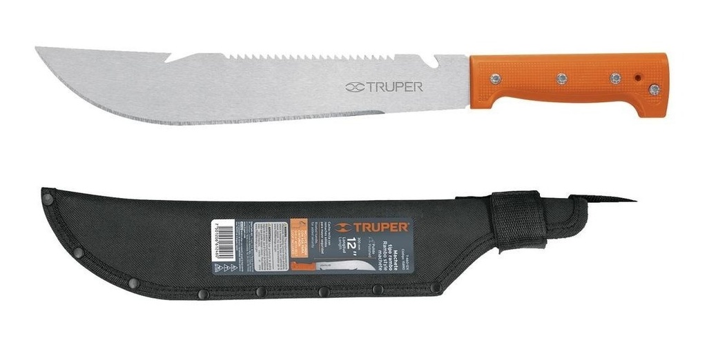 Machete TRUPER tipo Rambo 12" con funda