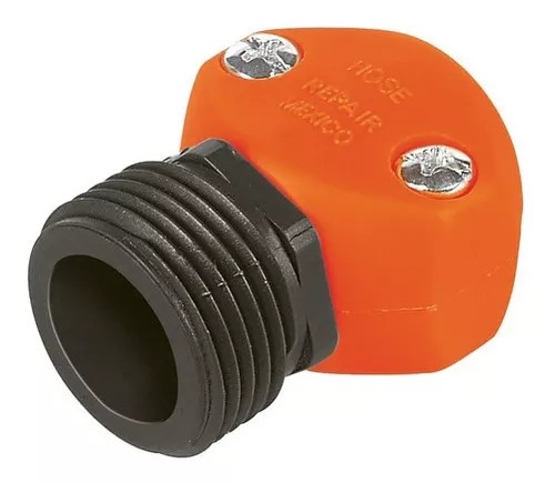 Conector ½" macho de ABS para manguera