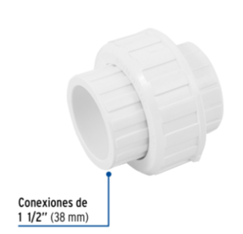 Tuerca de unión lisa PVC 1½"