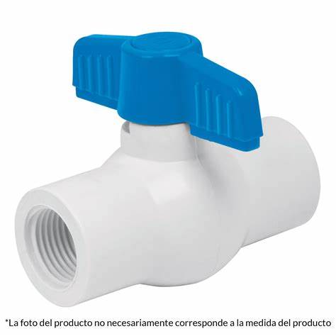 1½" PVC Female-threaded ball valve