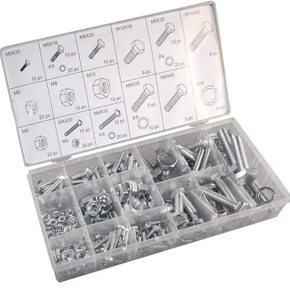 Estuche de tornillos 6x1½"