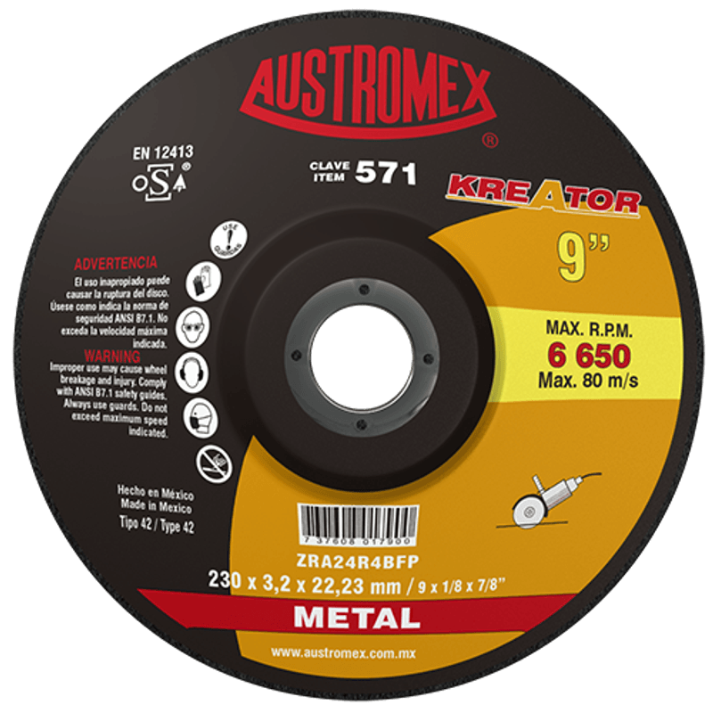 9"x1/8 Cutting Disc