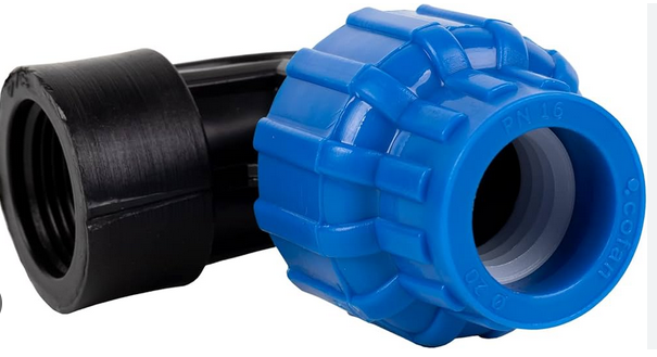 Codo 90° 50mm rosca hembra
