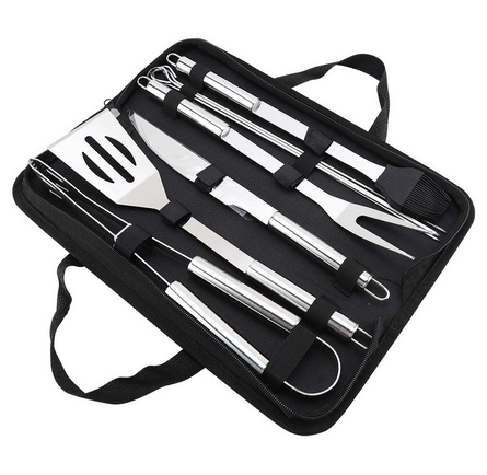 Juego de 9 utensilios para barbacoa