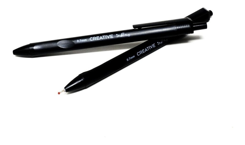 Bolígrafo retráctil de tinta híbrida