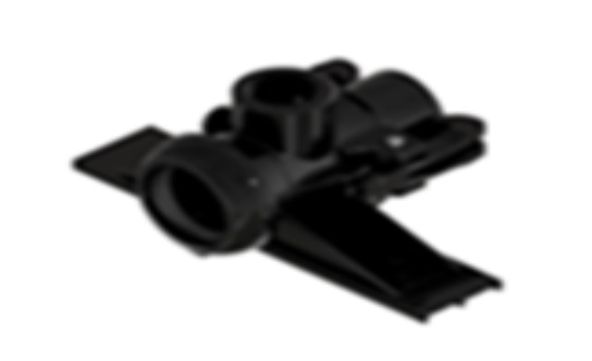 Tee porta-aspersor PE Ø 50 mm