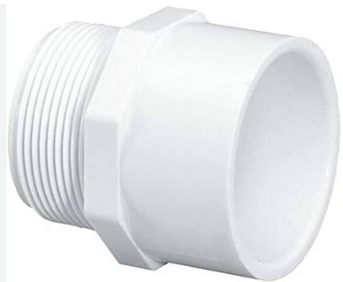 Adaptador rosca macho PVC 38x1½