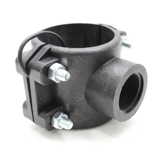 50x3/4" plastic pipe clamp on saddle