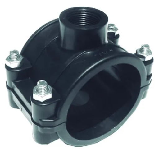 75x1" plastic pipe clamp on saddle