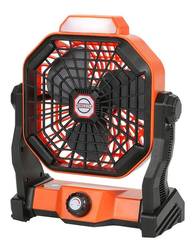 Portable Fan with Rechargeable LED Light