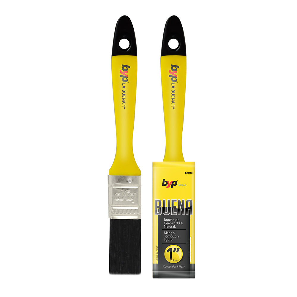 1" natural bristle brush