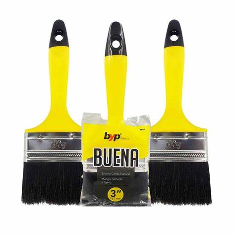 Brocha de cerda natural 3" byp