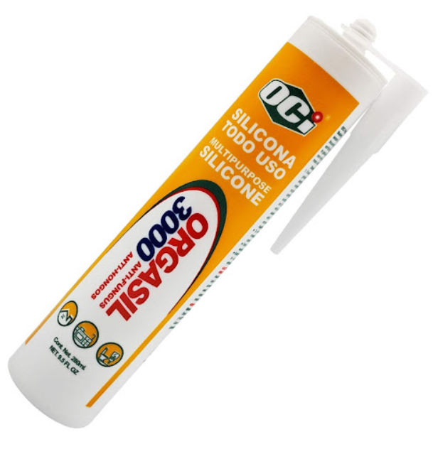 Orgasil 3000 White Silicone Caulk