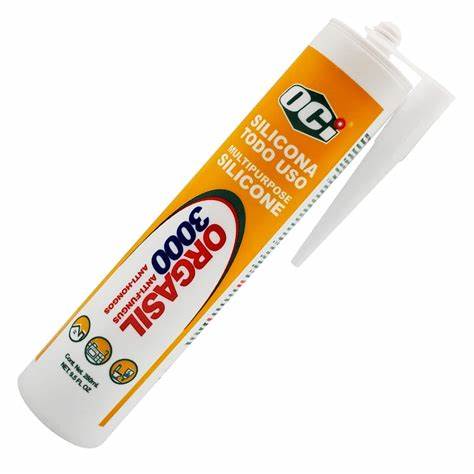 Orgasil 3000 Clear Silicone Caulk