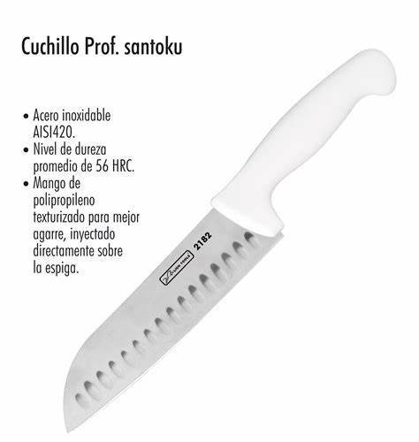 Cuchillo profesional Santoku 7"