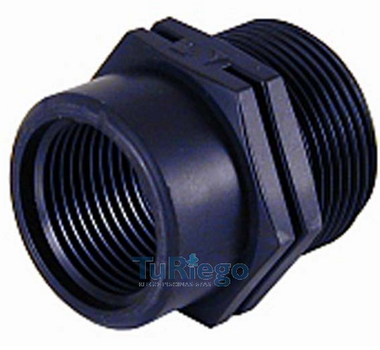 Reducido macho-hembra PP Ø 1½"x1"