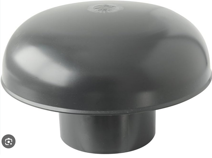Sombrerete de ventilación PVC Ø 110mm