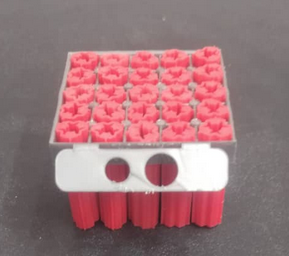 1" red wall plugs pack (25 u)