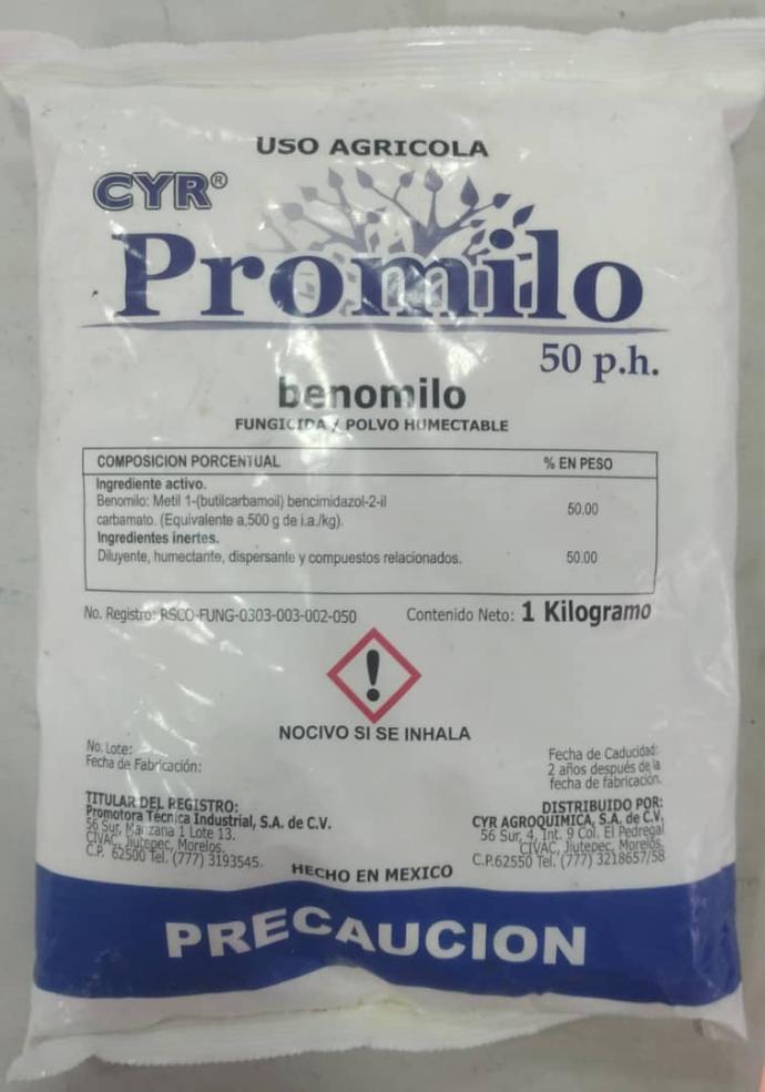 Fungicida Promilo 50p.h. 1 Kg de polvo humectable