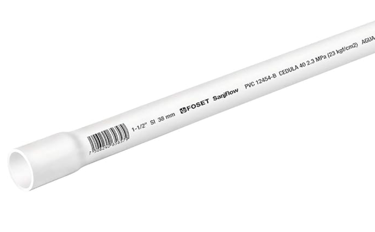 Tubería Hidráulica PVC 1" 70cm