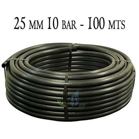 Tubería PE 25mm (10BAR) Longitud 100m