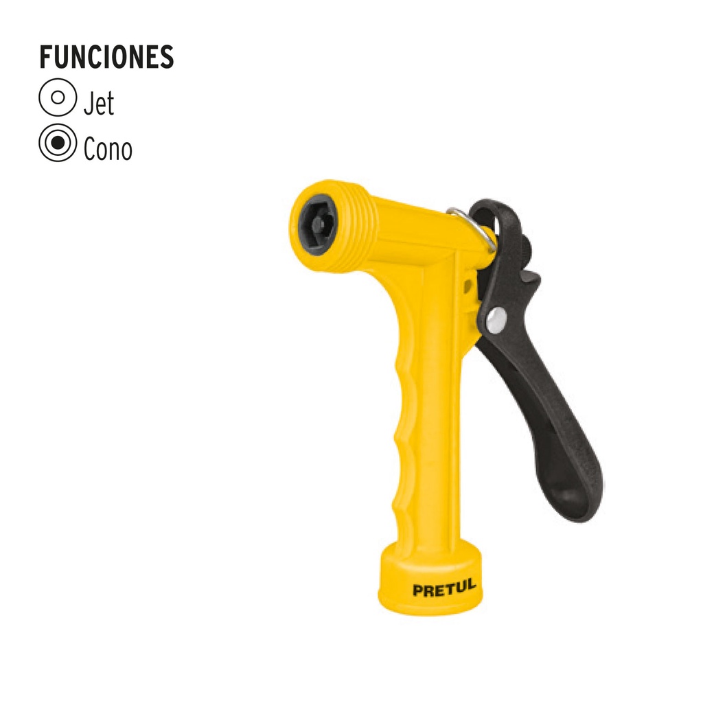 PRETUL 5" 2-Pattern plastic Hose Nozzle