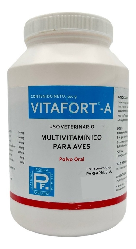 500g Vitaminized Powder for poultry Vitafort -A