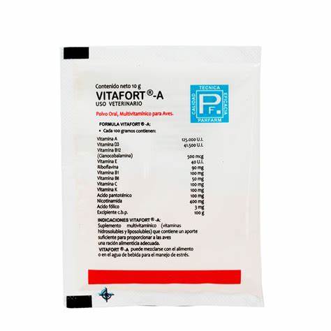 100g Vitaminized Powder for poultry Vitafort -A