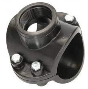 40xF Ø 1" 4-bolt pipe clamp