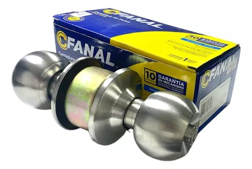 Cerradura en forma de pomo. Marca FANAL